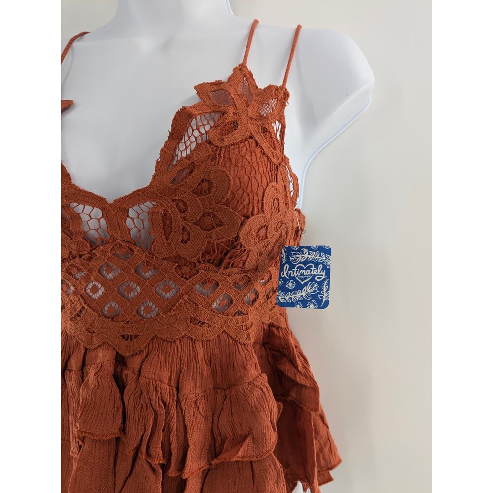 Free People Adella Lace Camisole Top Size Small - Picture 8 of 11